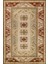 Krem Bordürlü Modern Etnik Desenli Halı | Makinada Yıkanabilir | Hav Toz Vermez | Leke Tutmayaz | Kaymaz Taban | Dijital Makine Baskı | Salon Yolluk Mutfak Halısı 1