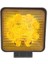 Sarı Işık 9 LED Kare Sis Farı Off Road Sis Farı Sis Lambası 1