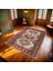 Bordo Madalyon Modern Etnik Desenli Halı | Makinada Yıkanabilir | Hav Toz Vermez | Leke Tutmayaz | Kaymaz Taban | Dijital Makine Baskı | Salon Yolluk Mutfak Halısı 3