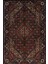 Bordo Göbekli Modern Etnik Desenli Halı | Makinada Yıkanabilir | Hav Toz Vermez | Leke Tutmayaz | Kaymaz Taban | Dijital Makine Baskı | Salon Yolluk Mutfak Halısı 1