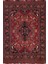 Bordo Göbekli Modern Etnik Desenli Halı | Makinada Yıkanabilir | Hav Toz Vermez | Leke Tutmayaz | Kaymaz Taban | Dijital Makine Baskı | Salon Yolluk Mutfak Halısı 1