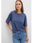 Lacivert TENCEL TM Modal Basic Tişört 1611897-70487 13