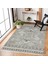 Kahve Etnik Modern Etnik Desenli Halı | Makinada Yıkanabilir | Hav Toz Vermez | Leke Tutmayaz | Kaymaz Taban | Dijital Makine Baskı | Salon Yolluk Mutfak Halısı 2