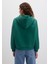 Mavi Logo Baskılı Kapüşonlu Yeşil Sweatshirt 168334-71874 11