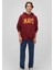 Mavi Logo Baskılı Bordo Kapüşonlu Sweatshirt 067149-85493 14