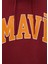 Mavi Logo Baskılı Bordo Kapüşonlu Sweatshirt 067149-85493 19