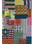 Renkli Patchwork Modern Etnik Desenli Halı | Makinada Yıkanabilir | Hav Toz Vermez | Leke Tutmayaz | Kaymaz Taban | Dijital Makine Baskı | Salon Yolluk Mutfak Halısı 1