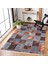 Gri Patchwork Modern Etnik Desenli Halı | Makinada Yıkanabilir | Hav Toz Vermez | Leke Tutmayaz | Kaymaz Taban | Dijital Makine Baskı | Salon Yolluk Mutfak Halısı 3