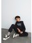 Mavi Logo Baskılı Kapüşonlu Siyah Sweatshirt 6610110-900 13
