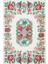 Krem Çiçekli Modern Etnik Desenli Halı | Makinada Yıkanabilir | Hav Toz Vermez | Leke Tutmayaz | Kaymaz Taban | Dijital Makine Baskı | Salon Yolluk Mutfak Halısı 1
