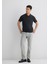 Marcus Mavi Black Açık Gri Gabardin Pantolon 0035181548 13