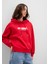 Mavi Logo Baskılı Kapüşonlu Kırmızı Sweatshirt 168334-35476 11