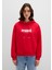 Mavi Logo Baskılı Kapüşonlu Kırmızı Sweatshirt 168334-35476 14