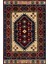 Bordo Göbekli Modern Etnik Desenli Halı | Makinada Yıkanabilir | Hav Toz Vermez | Leke Tutmayaz | Kaymaz Taban | Dijital Makine Baskı | Salon Yolluk Mutfak Halısı 1