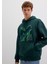 M Logo Baskılı Kapüşonlu Yeşil Sweatshirt 0S10106-81570 9
