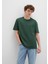Cep Detaylı Yeşil Basic Tişört 066248-81570 9