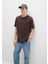 Cep Detaylı Kahverengi Tişört 066248-70251 8