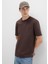 Cep Detaylı Kahverengi Tişört 066248-70251 9