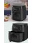 Hızlı ve Pratik 7,6 Litre Camlı Airfryer, 1900W, Siyah Renkli 1