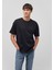 2li Oversize Siyah Basic Tişört 0612162-900 11