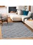 Gri Geometrik Modern Etnik Desenli Halı | Makinada Yıkanabilir | Hav Toz Vermez | Leke Tutmayaz | Kaymaz Taban | Dijital Makine Baskı | Salon Yolluk Mutfak Halısı 2