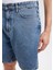 Houston Street Koyu Indigo Jean Şort 0410672-87660 13