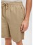 TENCEL TM Lyocell Kahverengi Şort 0410010-70203 12