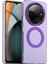 Xiaomi Redmi A3,için Eabhulie Kılıf, Manyetik Yarı Saydam Mat Arka Kapak, Darbeye Dayanıklı Kılıf (Yurt Dışından) 1