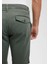 Keten Karışımlı Yeşil Chino Şort 0436187704 13