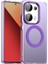 Xiaomi Poco M6 Pro 4g,için Eabhulie Kılıf, Manyetik Yarı Saydam Mat Arka Kapak, Darbeye Dayanıklı Kılıf (Yurt Dışından) 1