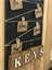 Dekoratif Home Keys Ahşap Resimlik ve Notluk (Kahverengi) ( Lisinya ) 1