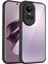 Oppo RENO10,IÇIN Eabhulie Kılıf, Kamera Lens Korumalı Hibrit 2'si 1 Arada Şeffaf Kılıf-Siyah (Yurt Dışından) 1
