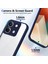 Xiaomi Redmi Note 13 4g,için Eabhulie Kılıf, Kamera Lens Korumalı Hibrit 2'si 1 Arada Şeffaf Kılıf-Blue (Yurt Dışından) 3