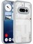 Nothing Phone 3A,IÇIN Eabhulie Kılıf, Kamera Lens Korumalı Hibrit 2'si 1 Arada Şeffaf Kılıf-Gri (Yurt Dışından) 1