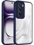 Oppo RENO12 Pro,için Eabhulie Kılıf, Kamera Lens Korumalı Hibrit 2'si 1 Arada Şeffaf Kılıf-Blue (Yurt Dışından) 1