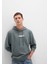 Mavi Logo Baskılı Yeşil Sweatshirt 0S10210-71577 11