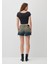 Rosie 90s Indigo Degrade Leopar Desenli Jean Şort 1447488289 13