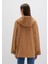 Kapüşonlu Kahverengi Trençkot 1110573-70269 14