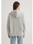 Kapüşonlu Gri Basic Sweatshirt 1S10186-83096 13