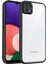 Samsung Galaxy A22 5g,için Eabhulie Kılıf, Kamera Lens Korumalı Hibrit 2'si 1 Arada Şeffaf Kılıf-Siyah (Yurt Dışından) 1