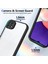 Samsung Galaxy A22 5g,için Eabhulie Kılıf, Kamera Lens Korumalı Hibrit 2'si 1 Arada Şeffaf Kılıf-Siyah (Yurt Dışından) 3