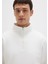 Yarı Fermuarlı Beyaz Basic Sweatshirt 0S10278-70057 17