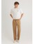 Beli Bağcıklı Bej Pantolon 0010394-70218 9