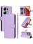 Xiaomi Redmi Note 13 Pro 4g Için El Kayışı ve Kart Yuvalı Premium Deri Cüzdan Kılıf-Mor (Yurt Dışından) 1
