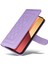 Xiaomi Redmi Note 13 Pro 4g Için El Kayışı ve Kart Yuvalı Premium Deri Cüzdan Kılıf-Mor (Yurt Dışından) 4