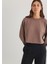 Sporty Lux Kahverengi Tencel Tm Modal Sweatshirt 1S10061-70383 11