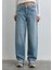Lisa 90lar Tokalı İndigo Mavisi Jean Pantolon 1010938-89253 16