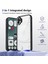 Nothing Phone 1,için Eabhulie Kılıf, Kamera Lens Korumalı Hibrit 2'si 1 Arada Şeffaf Kılıf-Siyah (Yurt Dışından) 5