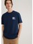 Denim Generation Baskılı Lacivert Tişört 0612479-89353 9
