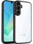 Samsung Galaxy M35,IÇIN Eabhulie Kılıf, Kamera Lens Korumalı Hibrit 2'si 1 Arada Şeffaf Kılıf-Siyah (Yurt Dışından) 1